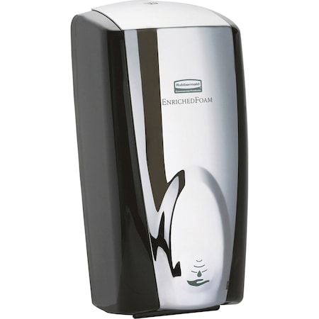 Touchless Foam Soap Dispenser, Black/Chrome, PK 10
